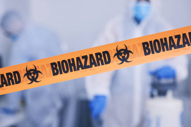 Professional Biohazard technician working in Evansville, AR